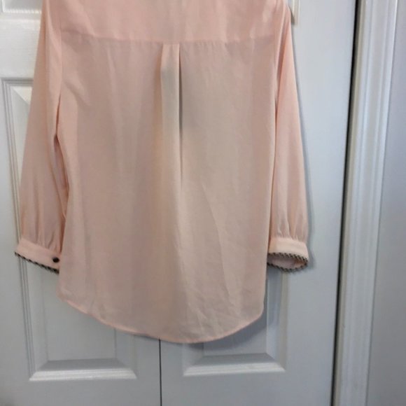 Karl Lagerfeld Sheer Blouse - Picture 5 of 8